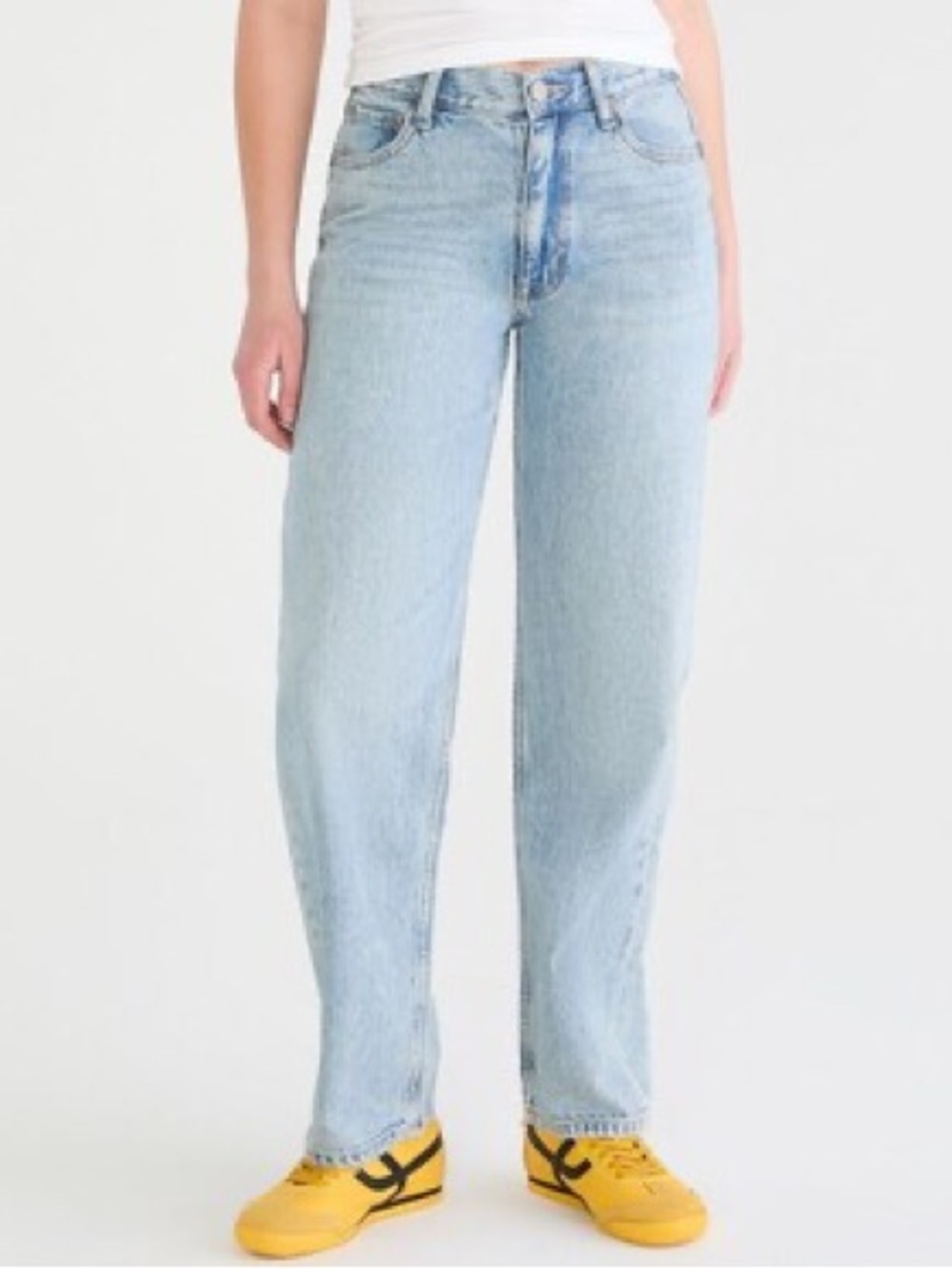 Aeropostale Light Blue high rise baggy jean